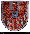 Heráldica, escudo de armas, Alemania, Prusia, provincia de Brandeburgo ...