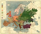 Races Of Europe Map - Time Zones Map