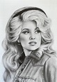 Original Dolly Parton Drawing - Etsy