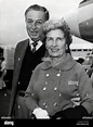 Walt Disney traveling with his wife Lillian Bounds Stock Photo - Alamy
