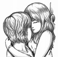 Pin by Linda Cera on mine! | Sketches, Drawing sketches, Emo couples