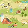 Down On The Farm Wallpaper |Wallpaper And Borders |The Mural Store