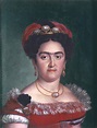 Infanta de Portugal e España Dona Maria Francisca de Asís wearing a ...