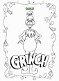 Grinch Coloring Pages Free Printable Click The Grinch Pictures Or ...