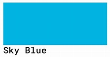 Sky Blue Color Codes - The Hex, RGB and CMYK Values That You Need | Sky ...