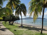 La Française beach. Fort de France. Martinique