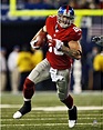 Jeremy Shockey New York Giants Unsigned Red Jersey Running Photograph ...