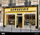 Armurerie - Armory - Public Gun Shop Paris France Europe Stock Photo ...