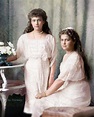 Grand Duchess Anastasia and Maria Nikolaevna Romanova of Russia ...