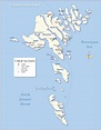 Map of the Faroe Islands - Nations Online Project