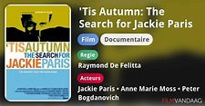 'Tis Autumn: The Search for Jackie Paris (film, 2006) - FilmVandaag.nl