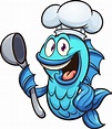 Premium Vector | Chef fish