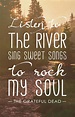 Song Lyrics Quote Poster Grateful Dead by Mariaddesigns on Etsy