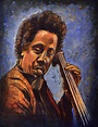 Items similar to Charles Mingus Jazz Musician Portrait Art Original ...