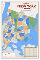 New York City Bronx Neighborhood map | Etsy