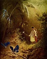 Classicartworks on Instagram: “Carl Spitzweg | The Butterfly Hunter ...