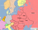 StepMap - Ost-Europa 1945-1990 2 - Landkarte für Deutschland