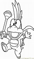 Lemmy Koopa Coloring Page For Kids Super Mario Printable Coloring Page ...