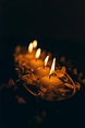 Lighted Candles in Dark Room · Free Stock Photo