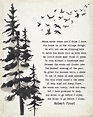 Stopping by Woods on a Snowy Evening Robert Frost Robert Frost Poem ...