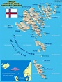 Map of Faroe Islands (Island in Denmark) | Welt-Atlas.de