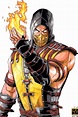 Scorpion Mortal Kombat X (color) by GabRed-Hat on DeviantArt