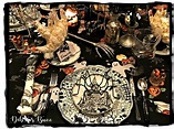 Spooktacular Skeleton at the Feast Halloween Table - Debbee's Buzz