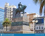 Montevideo, Uruguay, Artigas Monument in Independence Square. Stock ...