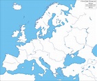 Cartina Muta Europa Fiumi Da Stampare