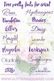 A collection of free pretty fonts for Cricut that you can download and ...