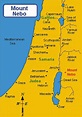 Jerusalém para Jericó mapa - Mapa de Jericó para Jerusalém (Israel)
