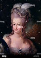 Oil Portrait of Marie Antoinette de Habsbourg Lorraine 1750 Stock Photo ...
