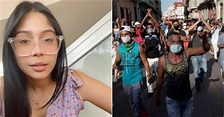 Youtuber cubana Daniela Reyes: "Queremos un cambio, democracia y libertad"