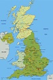 United Kingdom Map - Gambaran