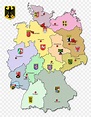 Estados Da Alemanha, Mapa, Capital png transparente grátis