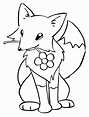Snubberx: Fox Coloring Pages For Preschoolers