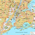 Karte von New York (Stadt in Vereinigte Staaten) | Welt-Atlas.de