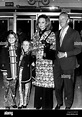 Actor David Niven with his family at a film premiere Stock Photo ...