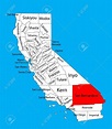 Map Of California Showing San Bernardino And Travel Information - Map ...