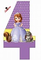 Números de Princesita Sofía | Princesas Disney