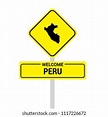 Peru Traffic Signs Board Design Vector Stock Vector (Royalty Free ...