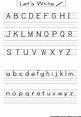 Alphabet Practice Worksheets to Print | Activity Shelter