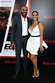 Derek Fisher and Gloria Govan attend the premiere of Columbia...