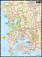 Central San Diego Tourist Map - San Diego • mappery