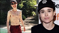 Transgender actor Elliot Page shares transformation pic after breast ...