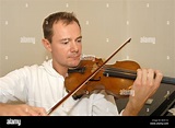 Philippe Honoré, the French violinist, practicing Stock Photo: 28231254 ...
