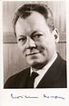 Signed photograph of Willy Brandt by Brandt, Willy (Herbert Ernst Karl ...