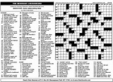 printable crossword puzzle washington post printable crossword puzzles ...