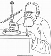 Disegno Galileo-Galilei categoria misti da colorare