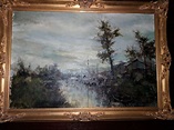 Need help identifying the artist by signature - oil painting | Antiques ...